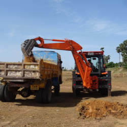 Renovation of Pond - work on process